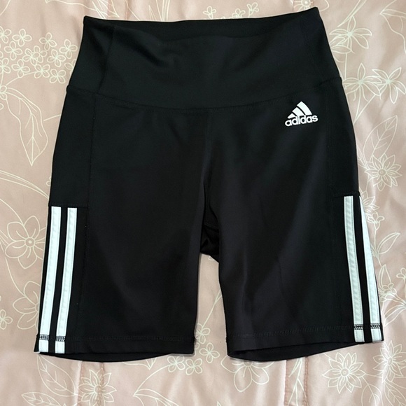 Adidas Women's Black Performance Shorts - Picture 1 of 2